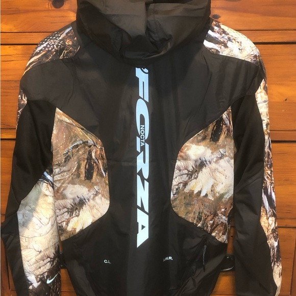 NOCTA Drake Forza Nike Running Jacket Black/Camo FJ3009-010 Men’s Size Small - Picture 2 of 16